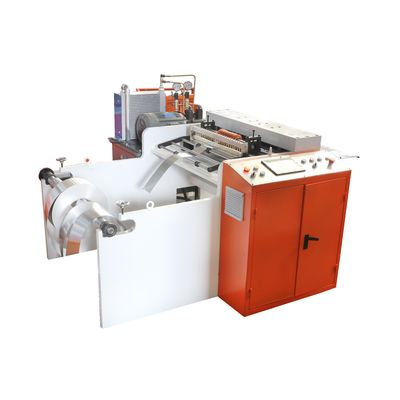 Aluminium-Hausfolie-Roll-Farbkasten Säge-Klippe-Schneider-Festigungsmaschine für Ware