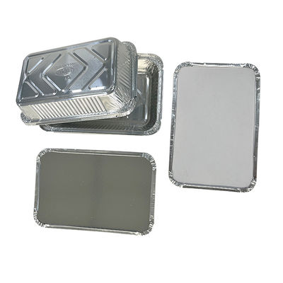 Lebensmittelverpackung Langförmiger Aluminiumbehälter mit Deckel und umweltfreundlichem Vorteil