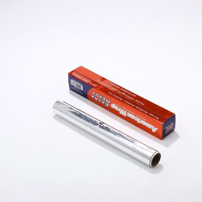 Customized Logo Küche Silber Food Grade Aluminiumfolie Roll für Restaurantverpackung