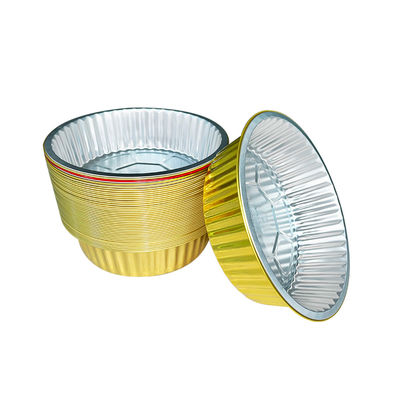 Goldene Aluminium-Folien-Container für die Lieferung von Lebensmitteln