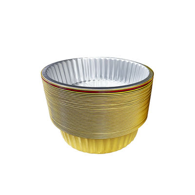Goldene Aluminium-Folien-Container für die Lieferung von Lebensmitteln
