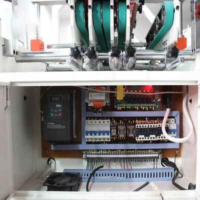 350 mm Max. Arbeitsbreite Elektrisch angetriebene Schachtelfolderaufklebermaschine für Verpackungslösungen