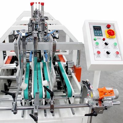 350 mm Max. Arbeitsbreite Elektrisch angetriebene Schachtelfolderaufklebermaschine für Verpackungslösungen