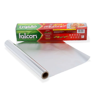 Silber-Heavy-Duty-Küchen-Aluminiumfolie 8011 Lebensmittel-Bäckfolie-Rolle mit Schieberoller