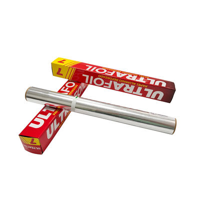 30cm 45cm Lebensmittel-Bäckerei Braten Bbq Recycling-Aluminiumfolie Papierroll mit Schneider