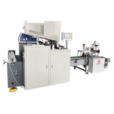 Vollautomatische Kurzetikett-End-Aluminiumfolie-Wiederwickelmaschine 4,5 kW Leistung