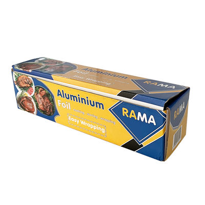 Schmierte Oberfläche 18 Mikron Aluminiumfolie Rollen Papier für maßgeschneiderte Lebensmittel Verpackung