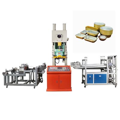 Maschine zur Herstellung von Aluminiumfolien-Restaurant-Ausführbehältern mit pneumatischer Stromquelle