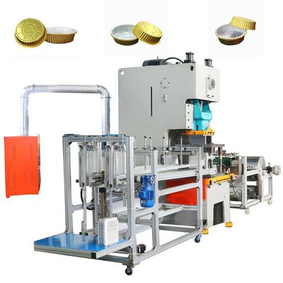 Maschine zur Herstellung von Aluminiumfolien-Restaurant-Ausführbehältern mit pneumatischer Stromquelle