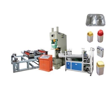 45t/60t/80t Aluminiumfolie Lebensmittelbehälter Pannen Herstellungsmaschine mit mechanischer Energiequelle