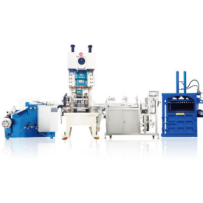 7.5KW Hauptmotorleistung Automatische Aluminiumfolie Behälter Herstellung Maschine