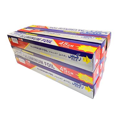 Küche kundenspezifische Länge 8011 Haushalts Aluminiumfolie Verpackungspapier Roll Custom Logo