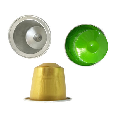 Maßgeschneiderte Bestellung Leere Kaffeekapsel für Nespresso Kaffee Aluminiumfolie Einwegkapseln