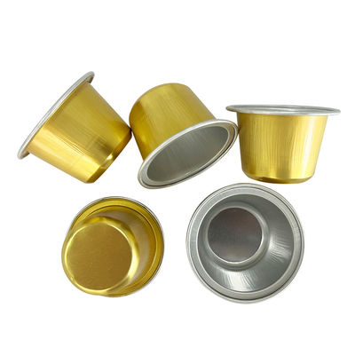 Maßgeschneiderte Bestellung Leere Kaffeekapsel für Nespresso Kaffee Aluminiumfolie Einwegkapseln