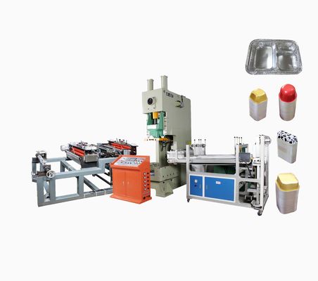 Automatische Maschine zur Herstellung von Aluminiumfolienbehältern für Gehäuseverpackungen