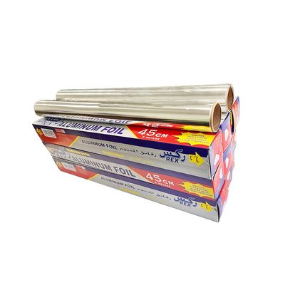 Customized Soft Temper Kitchen Aluminiumfolie Rollen mit personalisiertem Druckdesign