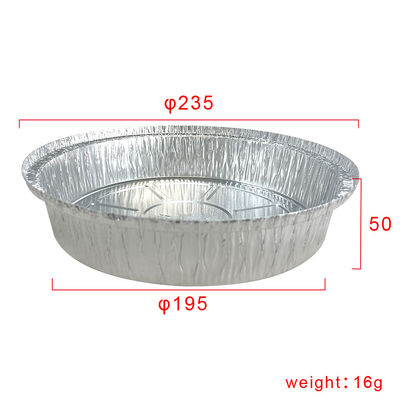 9 Zoll Rundfolie Pizza-Pfanne Aluminiumfolie Behälter für das Braten von Lebensmitteln