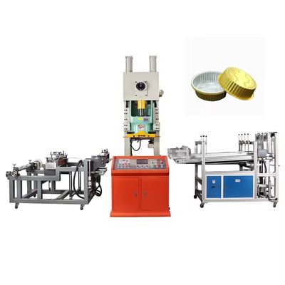 50-78 Schieberhiebzeiten Automatische Aluminiumfolie Behälter Herstellungsmaschine