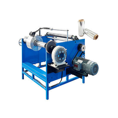350 KG Einzelwellen-Hand-Silizium-Bäckpapier-Aluminiumfolie-Roll-Windemaschine