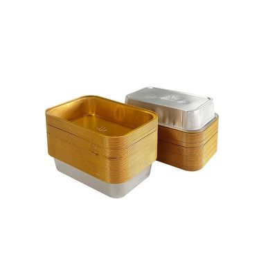 Restaurants Outlet Rumpffrei Aluminiumfolie Behälter Beschichtet Lunchbox Geschirr Schüssel
