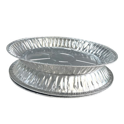 Aluminiumfolie Behälter Tray perfekt zum Backen und servieren köstliche hausgemachte Pizza