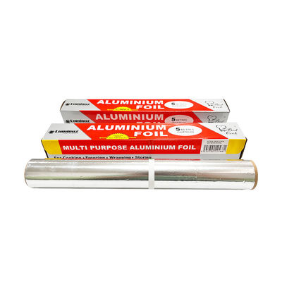 30 Mikron Aluminiumfolie Rollen Papier 10m mit geschmiertem Oberflächen für Lebensmittelverpackungen