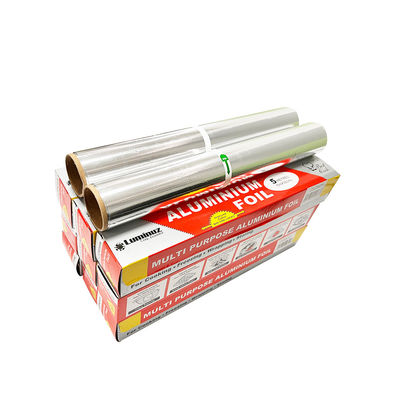30 Mikron Aluminiumfolie Rollen Papier 10m mit geschmiertem Oberflächen für Lebensmittelverpackungen