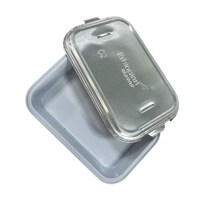 Aluminiumfolie Flugzeug-Lebensmittelverpackung mit Foliendeckel umweltbewusst