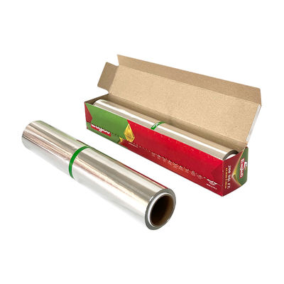 Customized Logo Heavy Duty Alu Foil Roll für Haushalts-Sandwich und Schokolade Verpackung