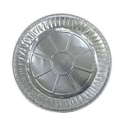 Verpackung von Tiernahrungsmitteln Runde Aluminiumfolie-Pfanne zum Backen großer Pizza in flachen Folie-Treys