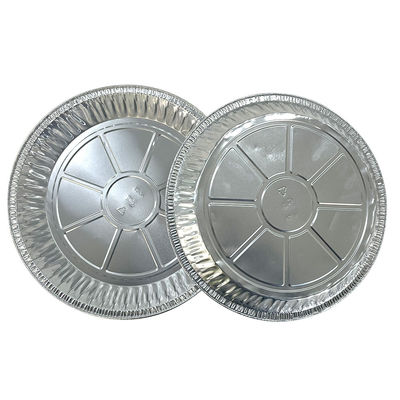 Verpackung von Tiernahrungsmitteln Runde Aluminiumfolie-Pfanne zum Backen großer Pizza in flachen Folie-Treys