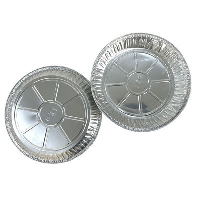 Verpackung von Tiernahrungsmitteln Runde Aluminiumfolie-Pfanne zum Backen großer Pizza in flachen Folie-Treys