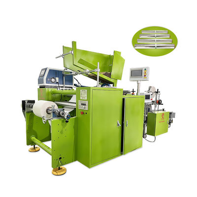 Automatische Bbq Backpapier-Aluminiumfolie-Roll-Schneidmaschine mit Rückwicklung