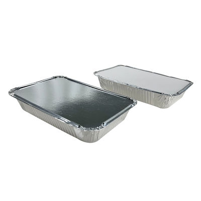 Bequeme Lebensmittelverpackungslösung Einweg-Aluminiumfolie-Box für BBQ-Hühner zum Mitnehmen