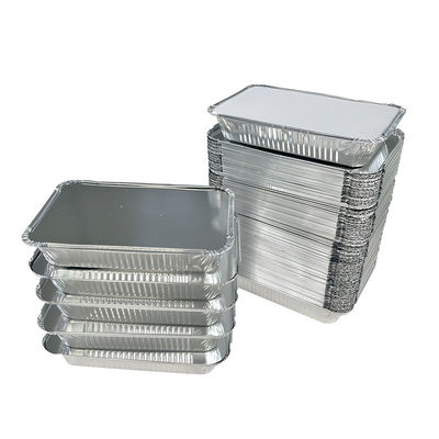 Bequeme Lebensmittelverpackungslösung Einweg-Aluminiumfolie-Box für BBQ-Hühner zum Mitnehmen