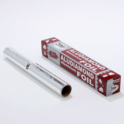 12" 18" 25 Mikron dickes Silber-Aluminiumfolie für die Küche Grillen und Backen