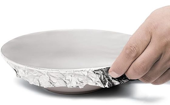 12" 18" 25 Mikron dickes Silber-Aluminiumfolie für die Küche Grillen und Backen