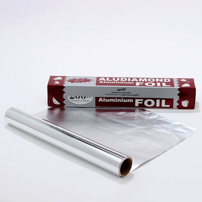 12" 18" 25 Mikron dickes Silber-Aluminiumfolie für die Küche Grillen und Backen