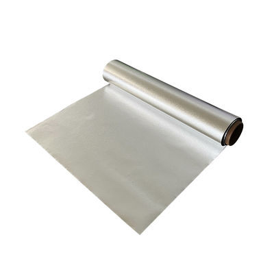 Customized Logo Küche Silber geprägte Aluminiumfolie Roll mit Blechschneider