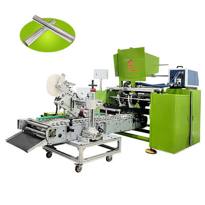 Schnittmaschine zur Herstellung von 4 Wellen Aluminiumfolie mit automatischer Wiederaufwicklungsfunktion