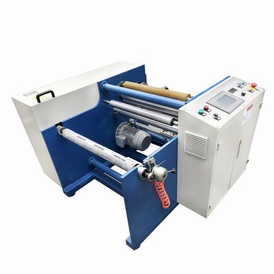 Halbautomatische Aluminiumfolie-Wiederwickelmaschine mit 20 mm Decoil-Zentrierung